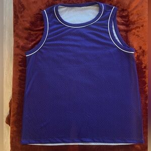 lululemon athletica Reversible Purple and White Mesh Tank Top